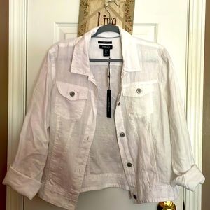 New with tags linen jacket